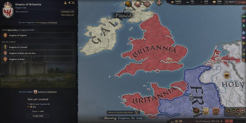 Crusader Kings 3 How To Form An Empire Britannia