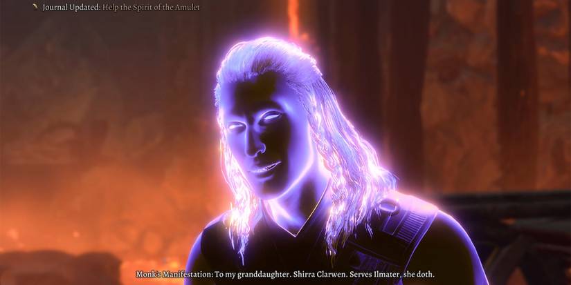 cursed monk talking about shirra in baldurs gate 3