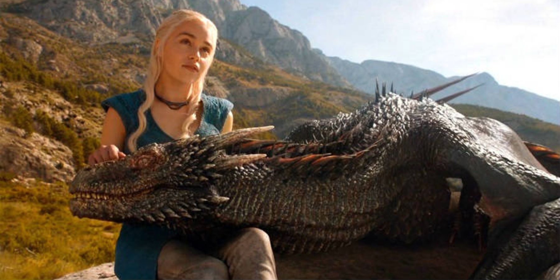 Daenerys Targaryen With Her Dragon