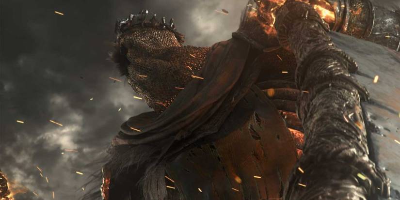 Dark Souls 3 Yhorm looking to the left