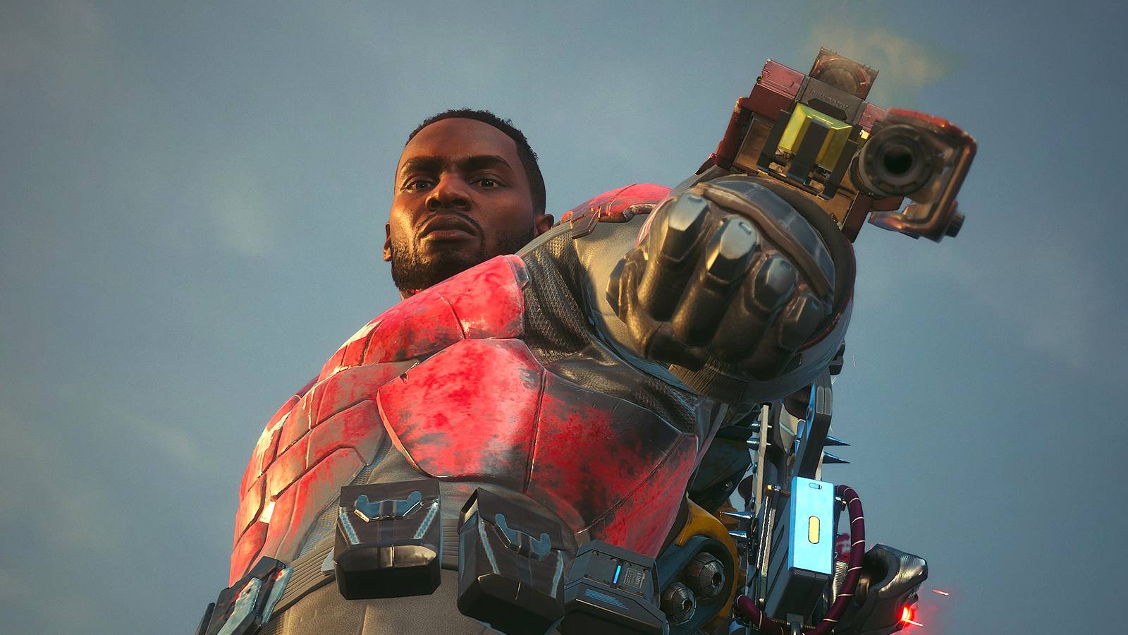 Deadshot aiming his weapon at Green Lantern in Suicide Squad Kill the Justice League