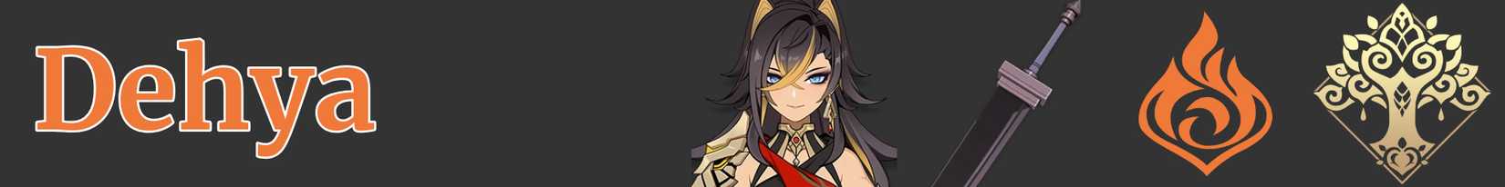 Dehya's weapon element and region - claymore pyro sumeru - genshin impact