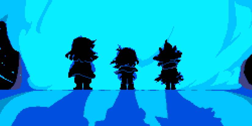 The key visual for Toby Fox's Deltarune