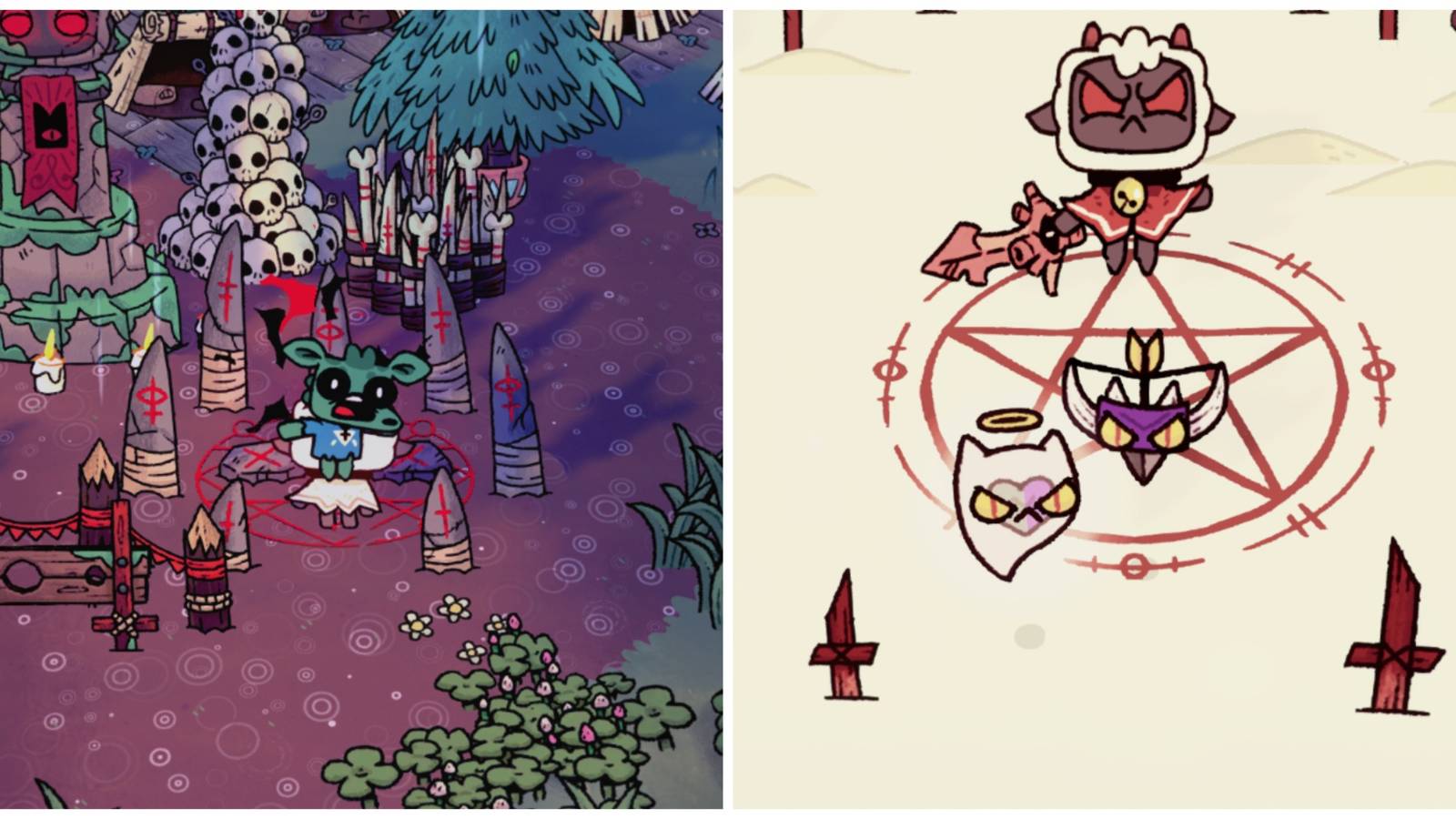 turning followers into demons in cult of the lamb