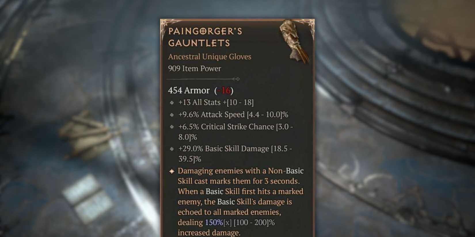 Paingorgers Gauntlets in Diablo 4