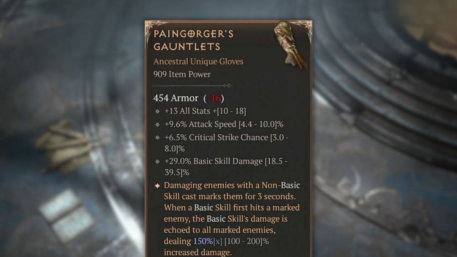 Paingorgers Gauntlets in Diablo 4