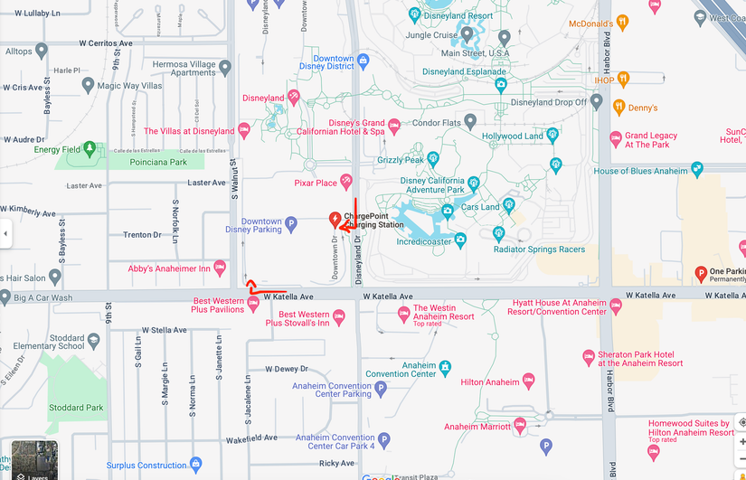 disneyland parking guide