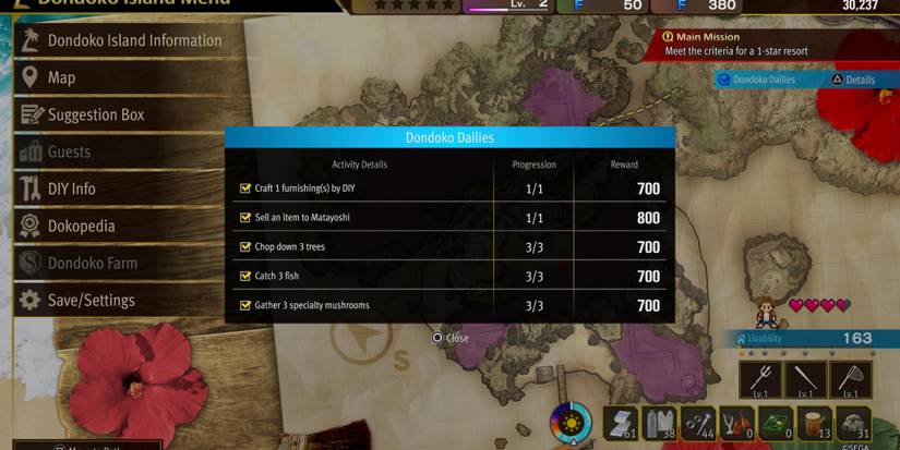 Dondoko Dailies  in Dondoko Island in Infinite Wealth