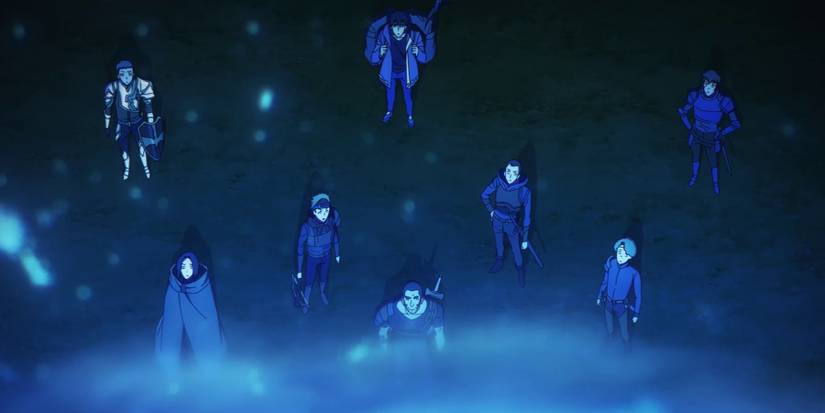 Dongsuk's Party at the C-Rank Gate – Solo Leveling Episode 5