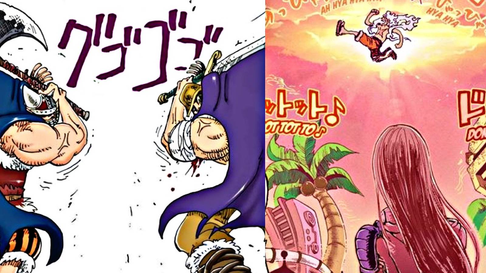 dorry and broggy return gear 5 luffy bonney one piece 1106