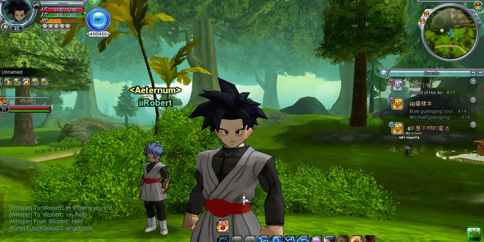 Dragon Ball Online gameplay