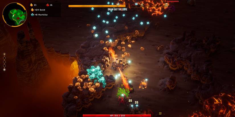 A miner completing the Morkite side mission