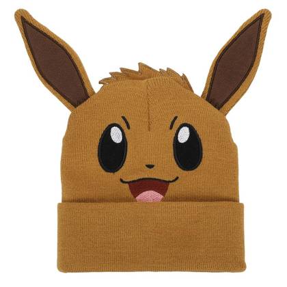 Eevee Knit Hat with Ears