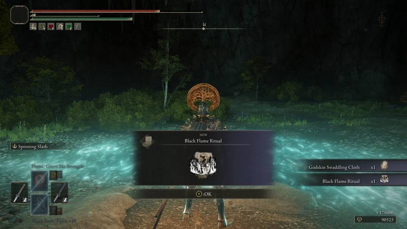 Elden Ring - Black Flame Ritual spell