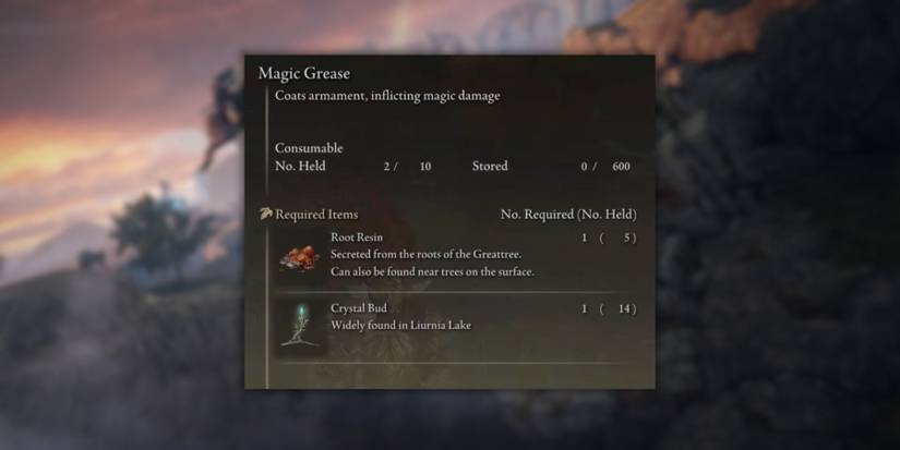 Magic Grease in Elden Ring