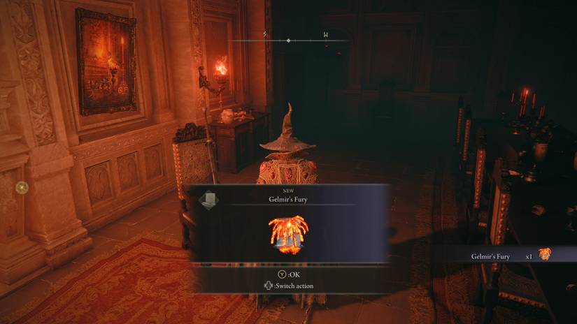 Elden Ring - Gelmir's Fury spell location