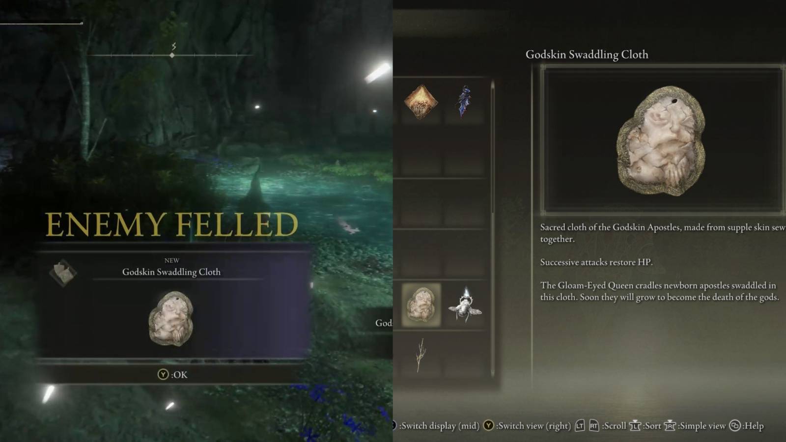 Elden Ring - Godskin Swaddling Cloth How to find