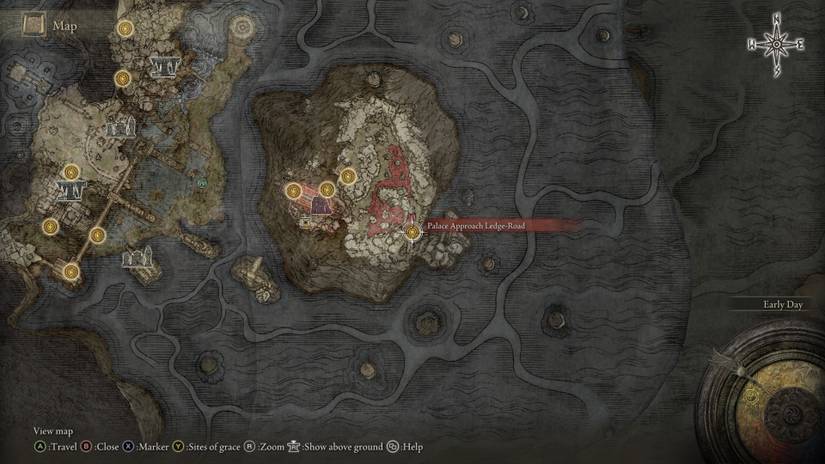 Elden Ring - Mohgwyn Palace map