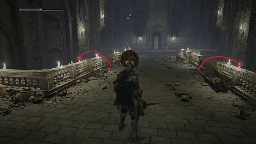 Elden Ring - Path to basement in Giant-Conquering Hero's Grave