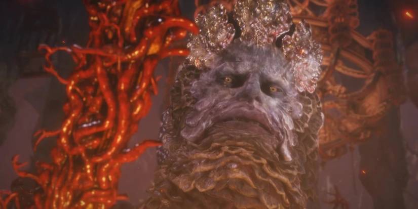 Elden Ring Rykard looking at viewer