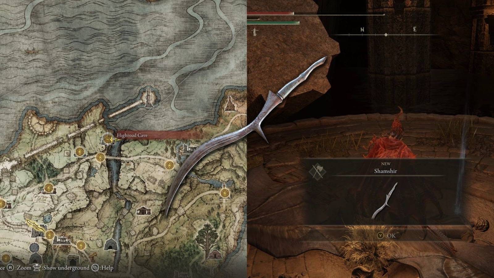Elden Ring - Shamsir Location Guide