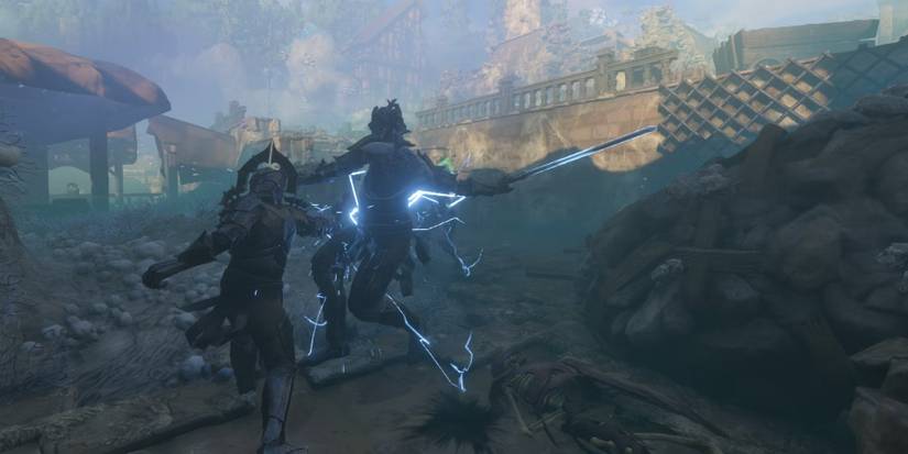 Enshrouded chain lightning attack