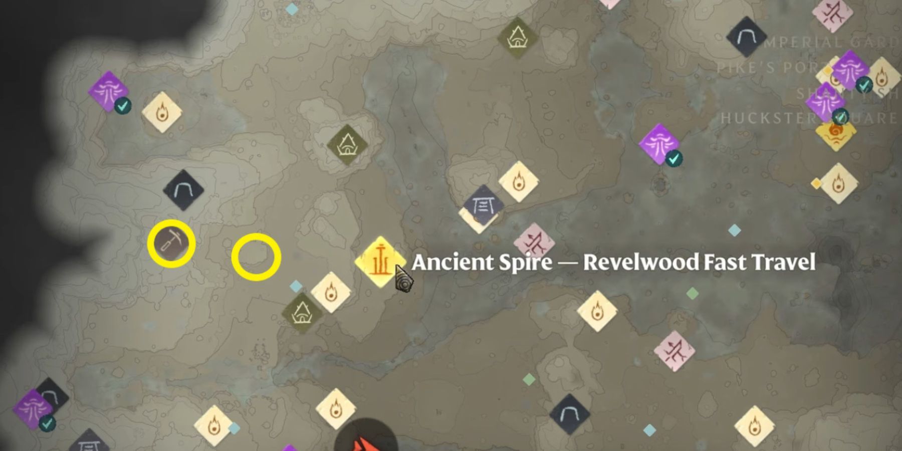 Enshrouded: Best Locations To Farm Copper Ore (locations on the map)