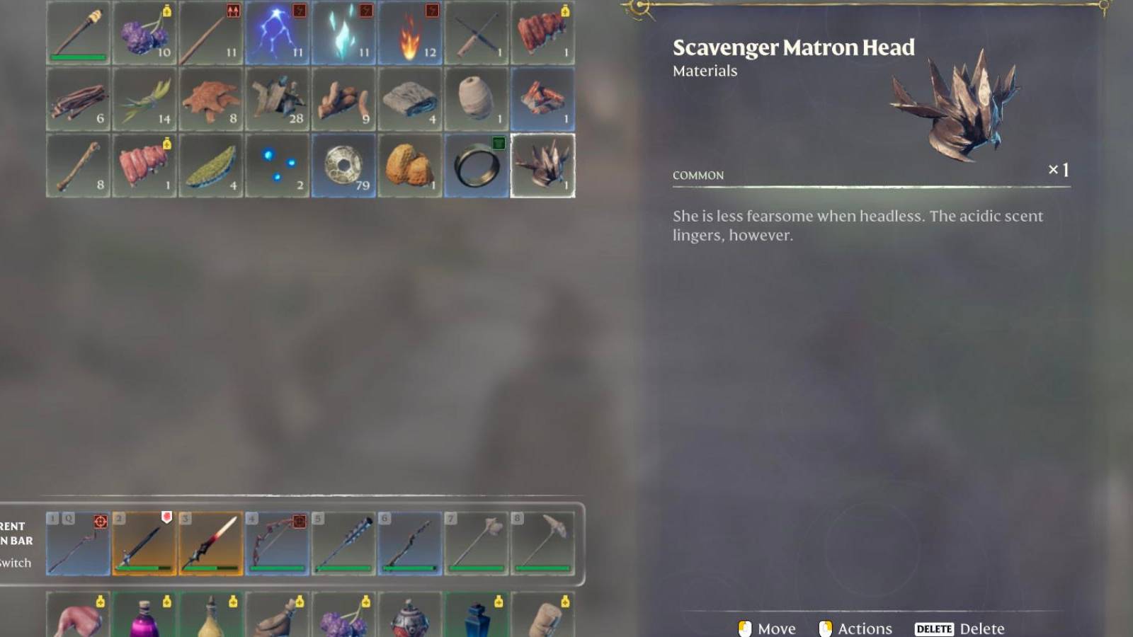 enshrouded scavenger matron head 