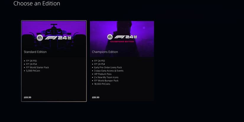f1 24 editions