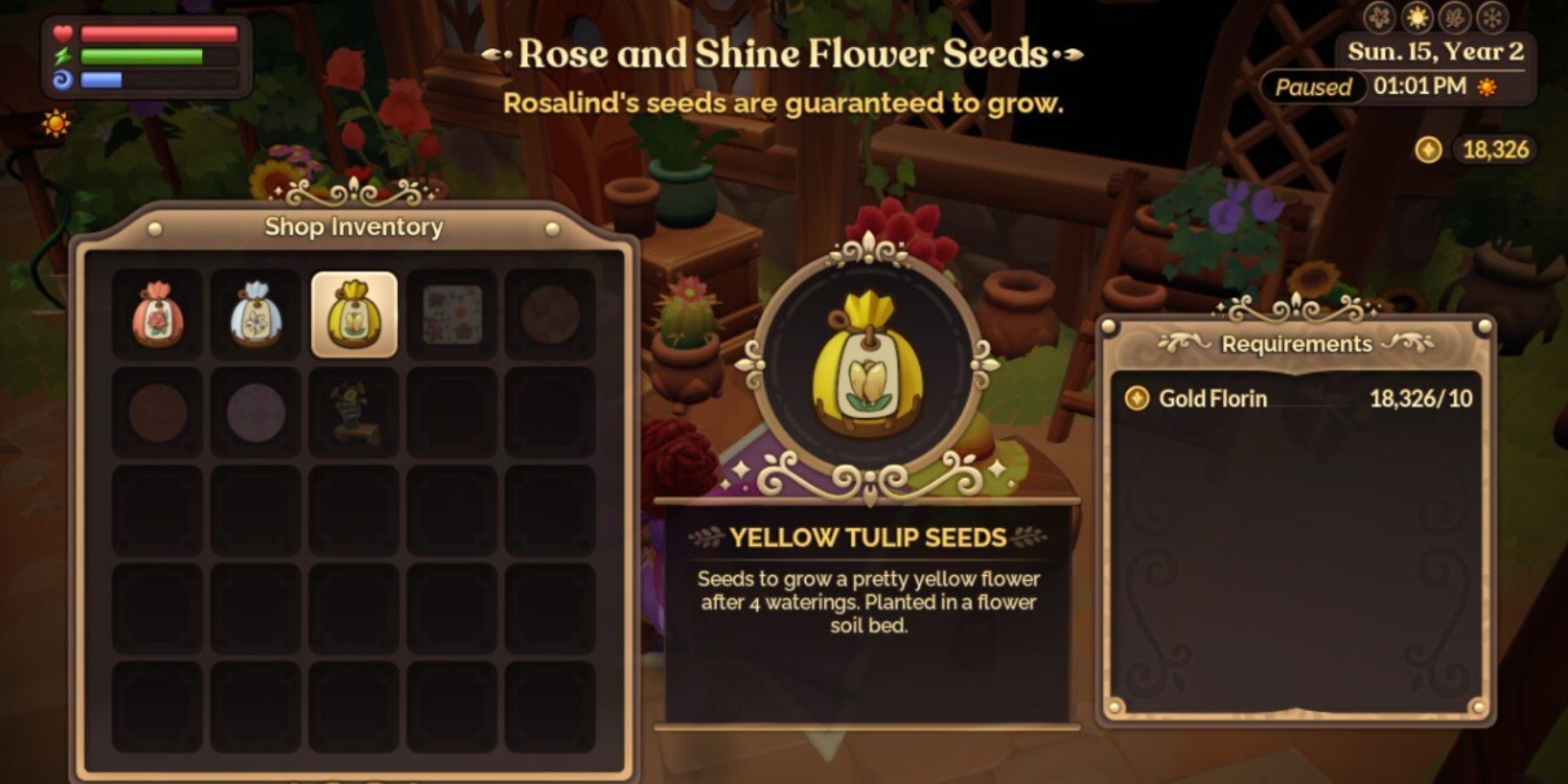 Fae Farm Flower Seeds