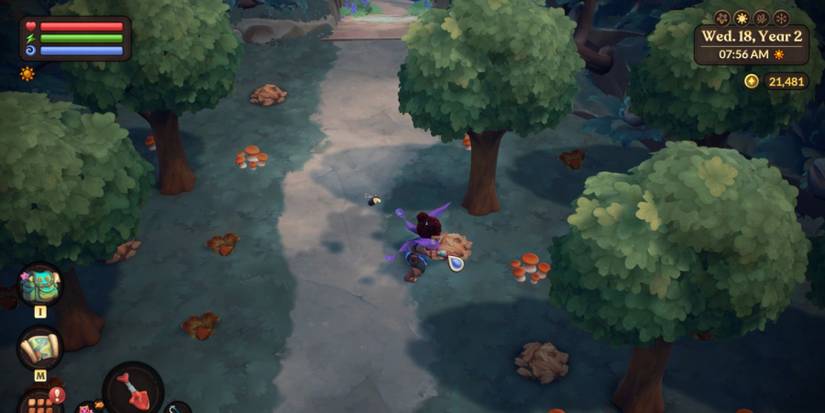 Fae Farm Digging Mulch