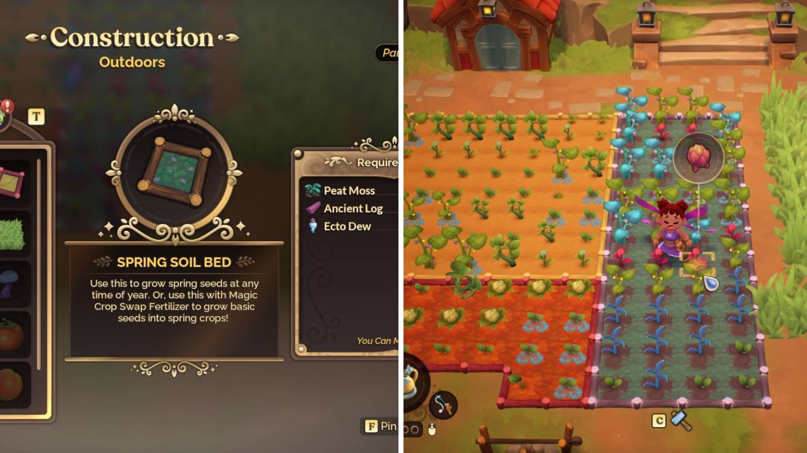 Fae Farm Seasonal and Fae Crops