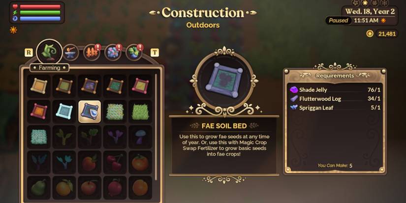 Fae Farm Fae Soil Bed