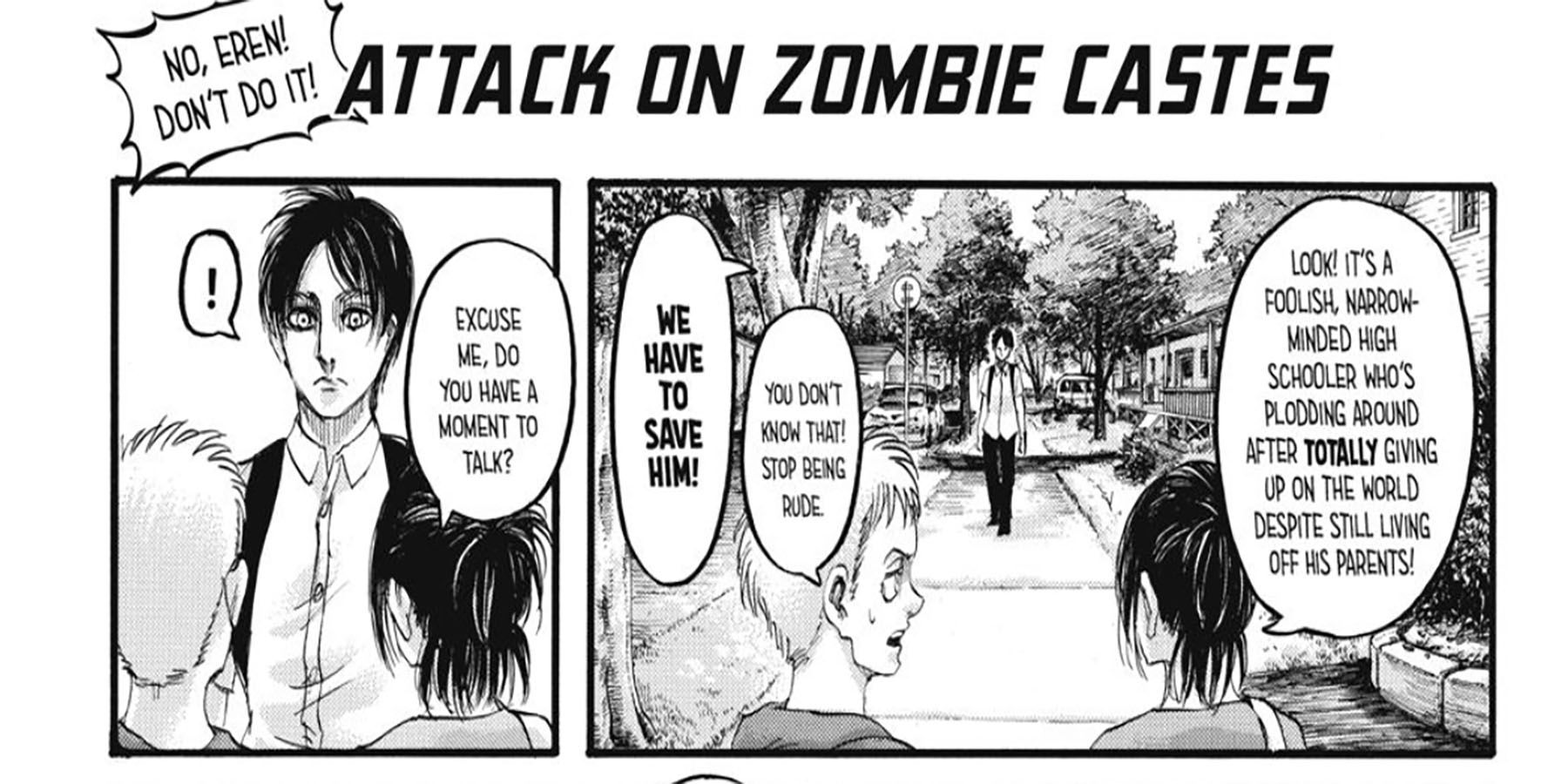 Falco and Gabi in a cult-1 - In the coming chapters, Eren gets kidnapped, but is rescued by Historia and Reiner as thanks for saving her reputation prior