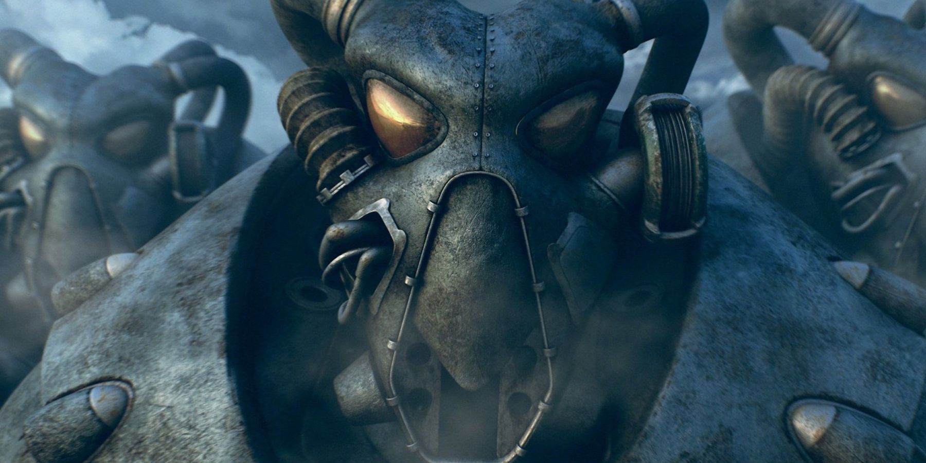A Fallout 2 character with a mask