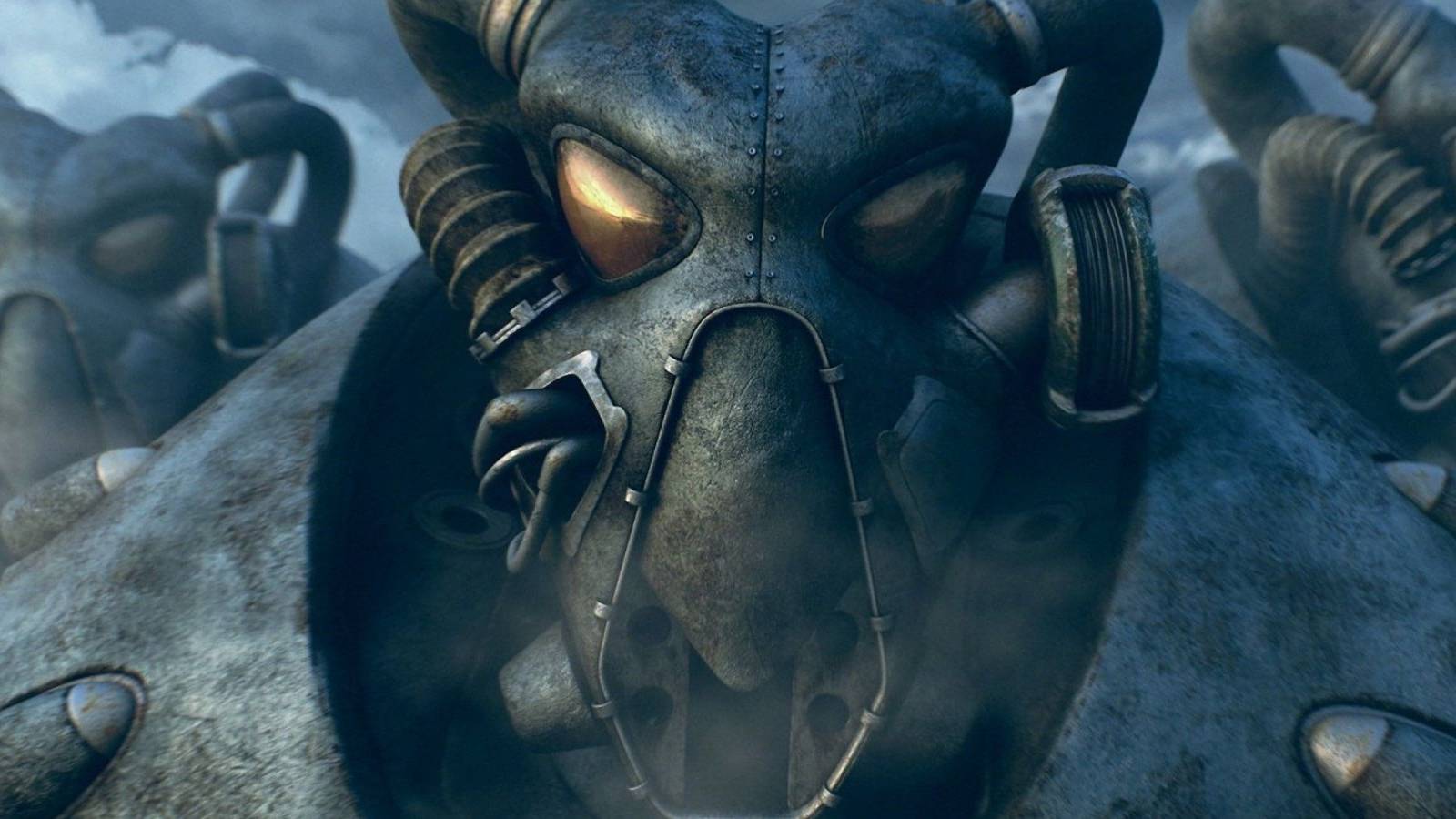 A Fallout 2 character with a mask