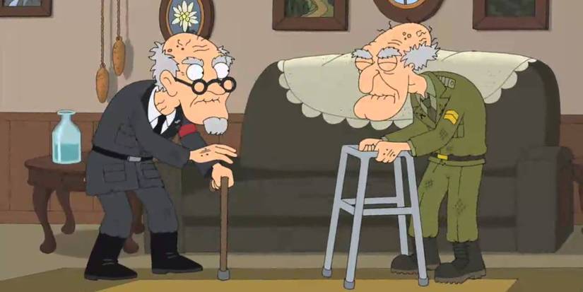 Franz and Herbert in Family Guy