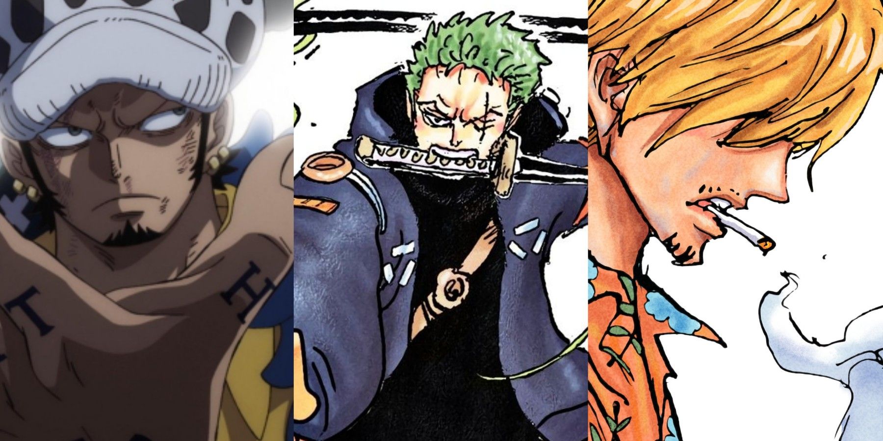 featured One Piece Characters Who Have Yet To Master Their Haki, Ranked Sanji Zoro Law