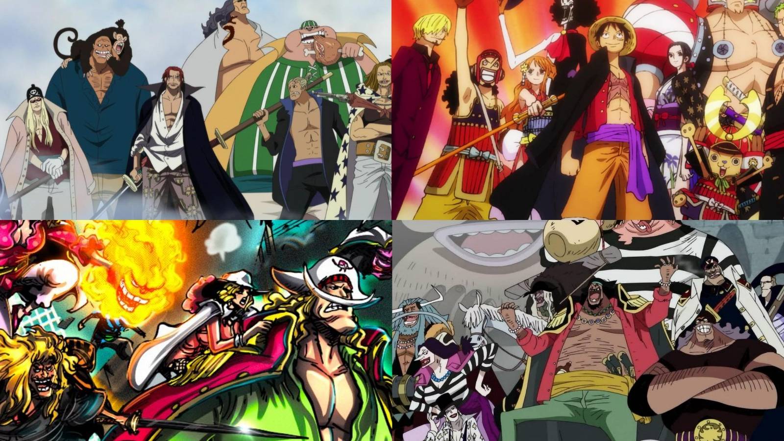 featured One Piece Pirate Crews That Can Beat The Blackbeard Pirates, Ranked