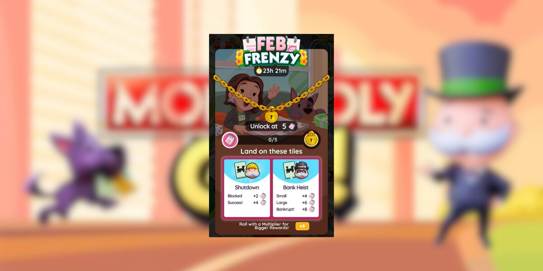 Monopoly GO Feb Frenzy Rewards and Milestones