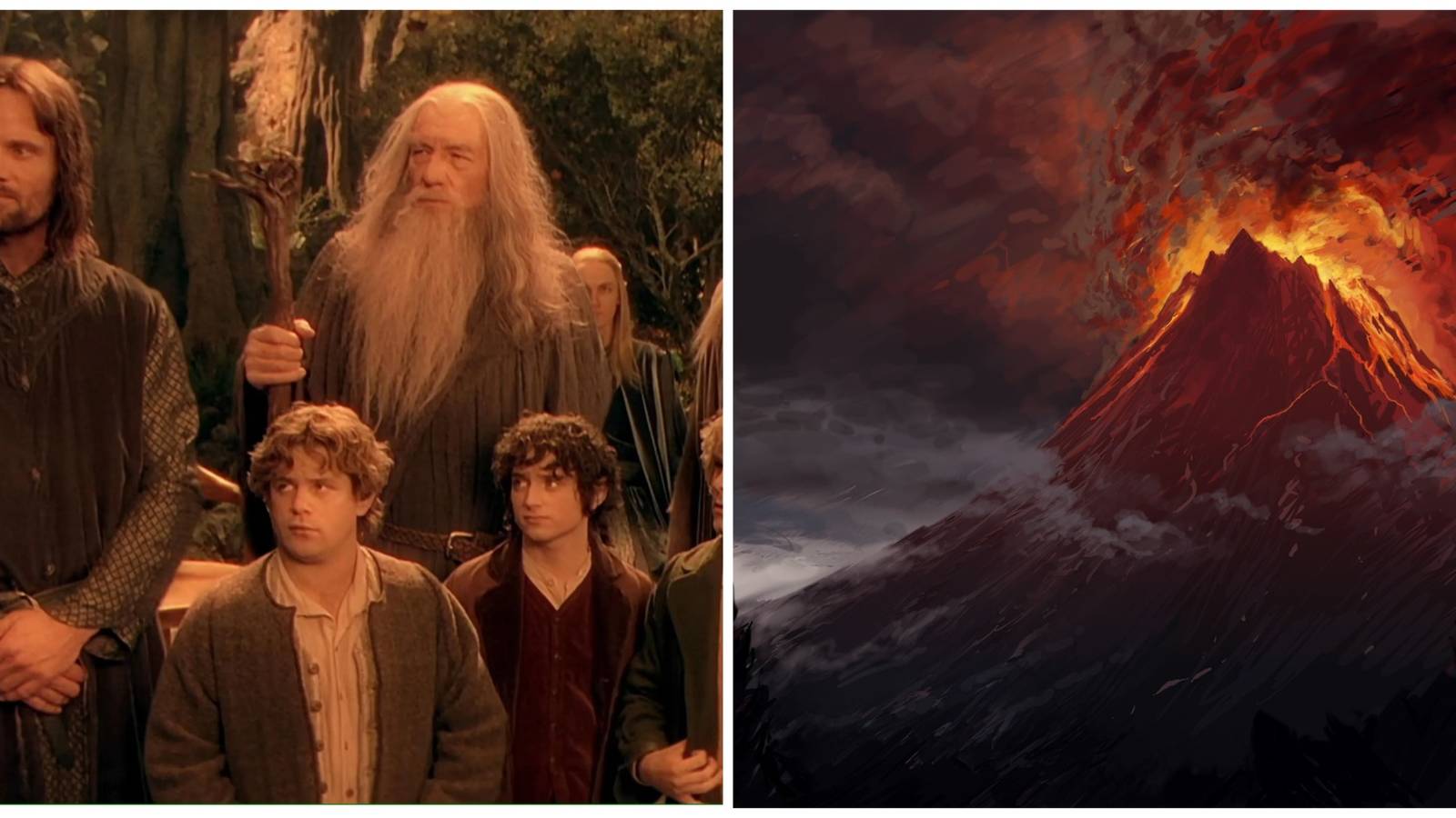 Fellowship of the Ring and Mount Doom