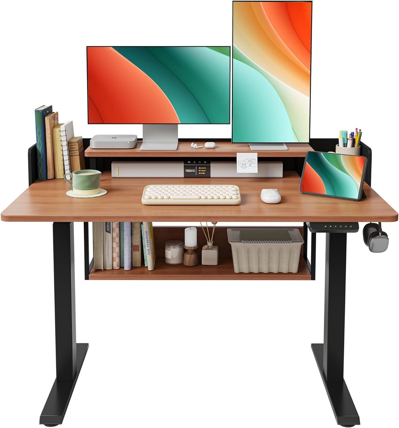 FEZIBO Height-Adjustable Electric Desk