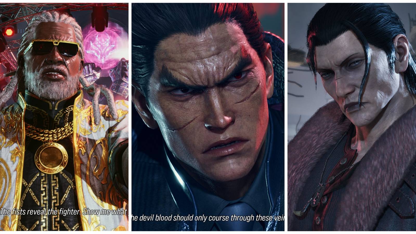 Leroy, Kazuya, and Dragunov