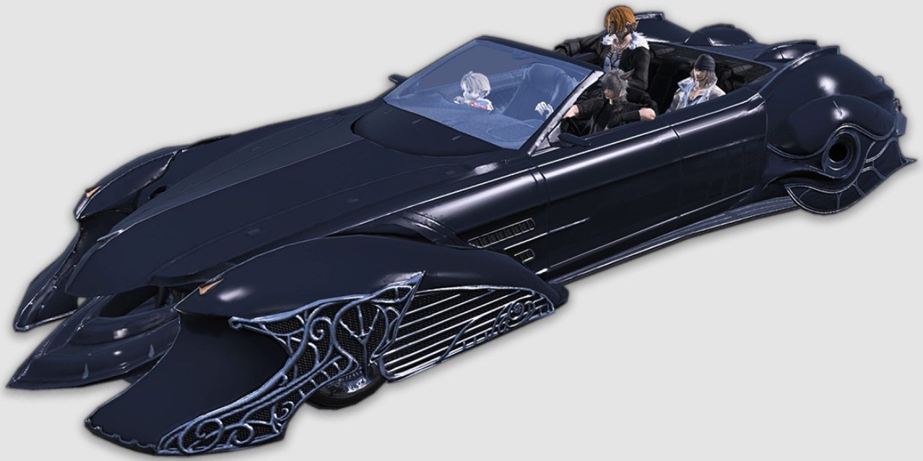final-fantasy-14-15-collab-regalia-type-g-mount-reward-car-four-seats