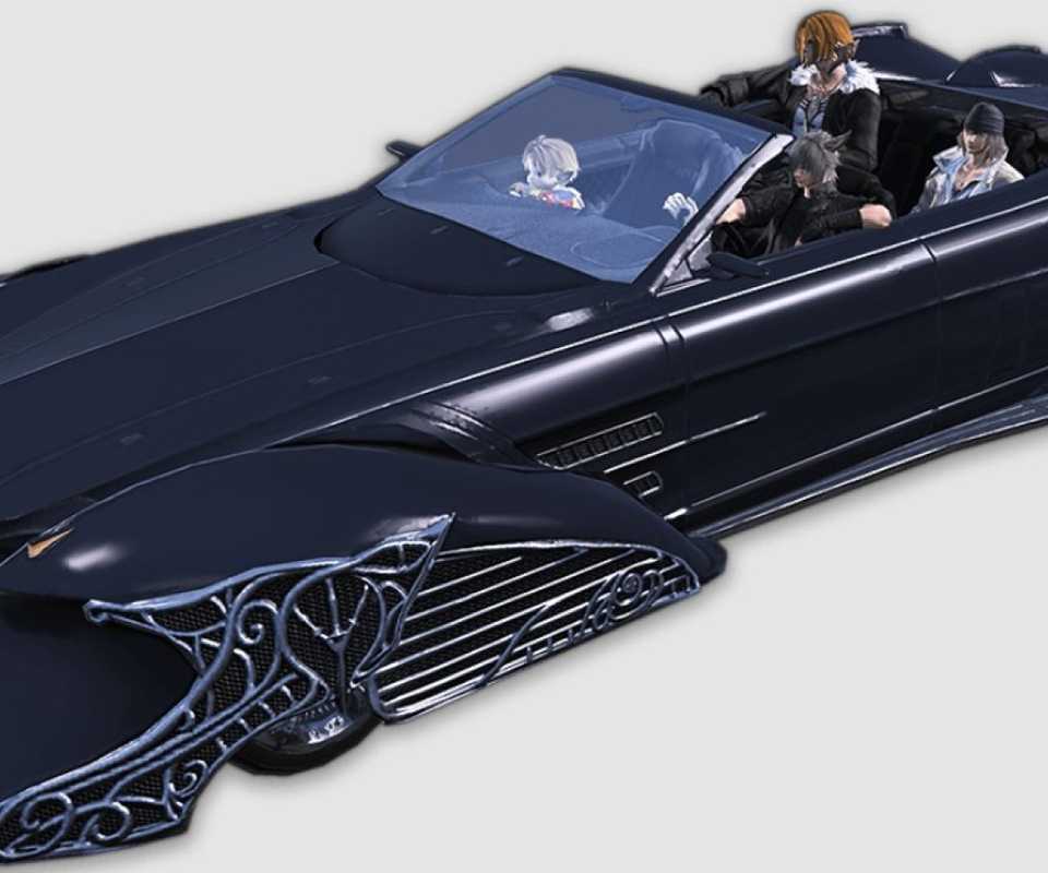 final-fantasy-14-15-collab-regalia-type-g-mount-reward-car-four-seats