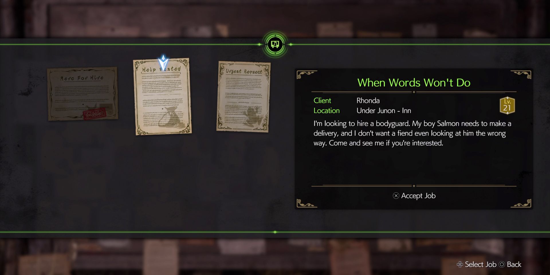 final-fantasy-7-rebirth-words-wont-do-start - How to Complete the When Words Won't Do Side Quest in Final Fantasy 7 Rebirth