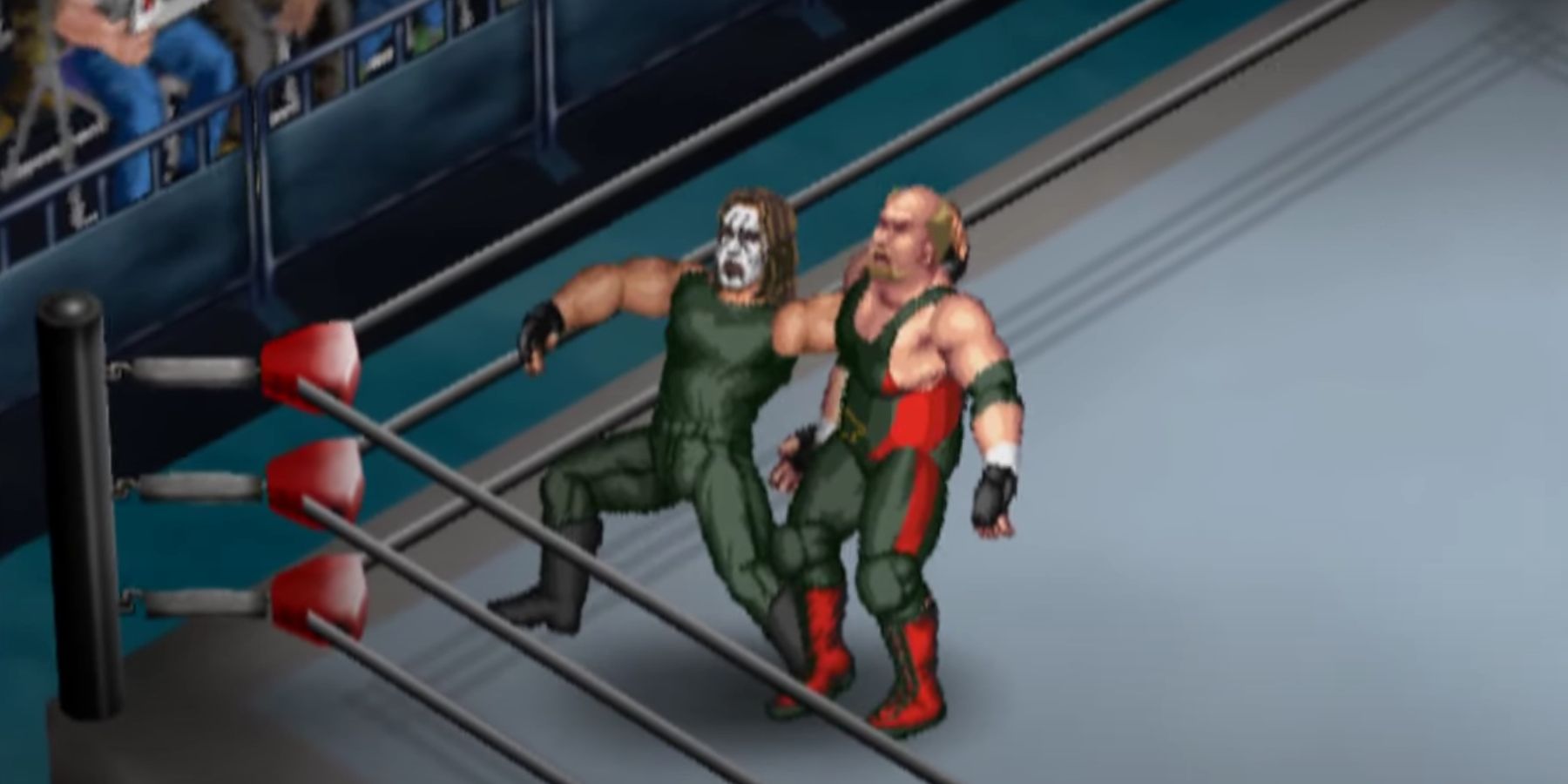 Fire Pro Wrestling Returns - Spike AKA Sting vs Saber AKA Vader