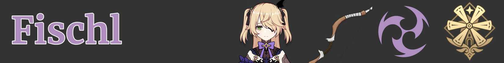 genshin impact - fischl's weapon element and region - bow electro mondstadt