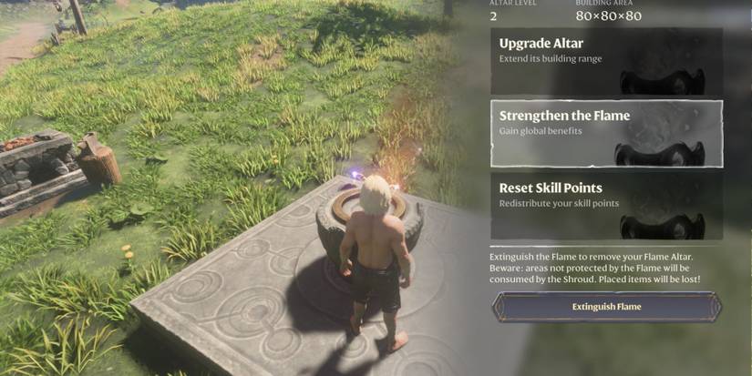 flame altar enshrouded 