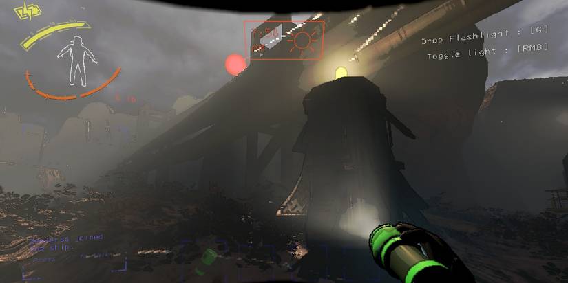 basic flashlight outdoors